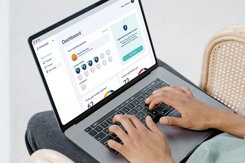Phished Platform voor Security Awareness Dashboard overzicht