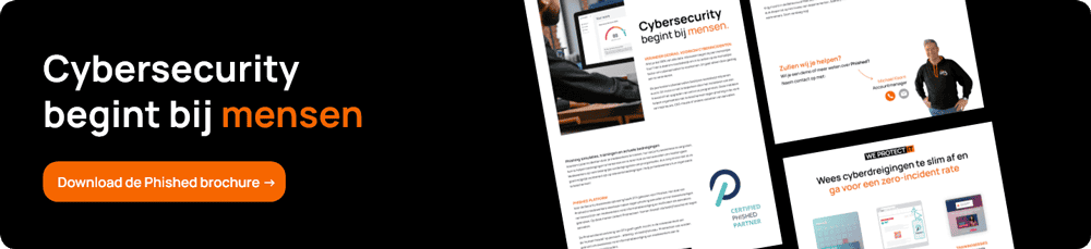 Cybersecurity begint bij mensen Phished brochure download